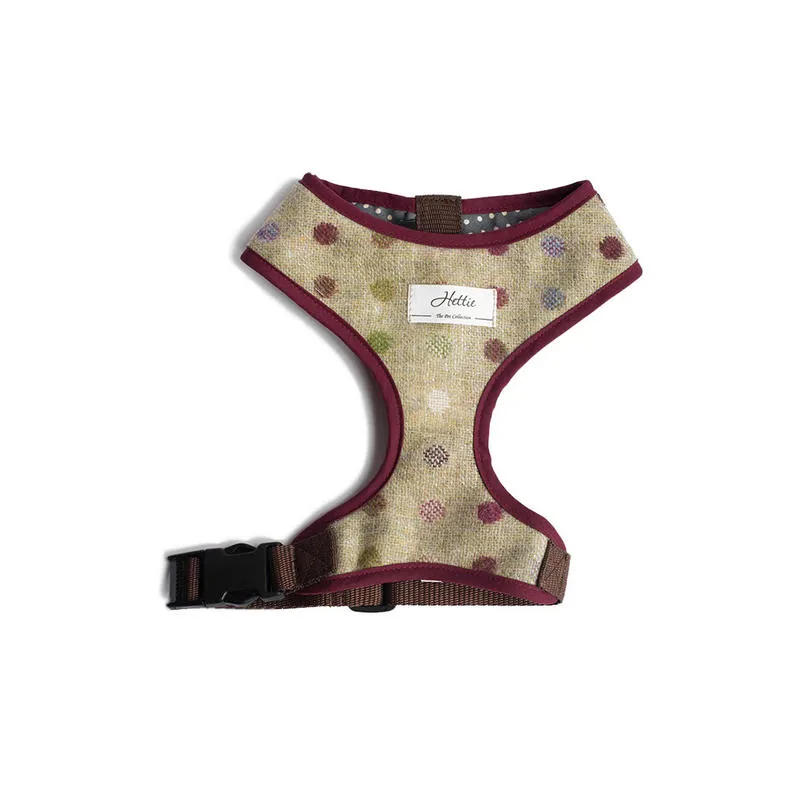 Hettie Scooby Dog Harness - Multispot Lime- Medium - Image 2