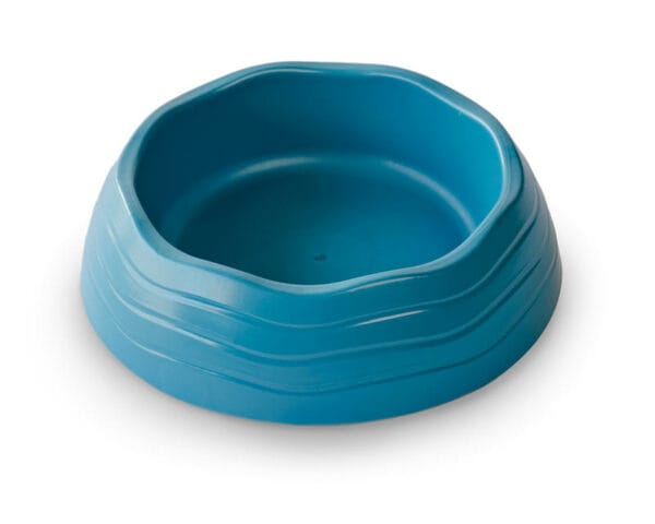 och003 blue ochien recycled ocean plastic dog bowl blue 1