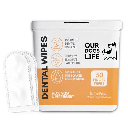 Our Dogs Life Dental Cleaning Wipes for Dogs