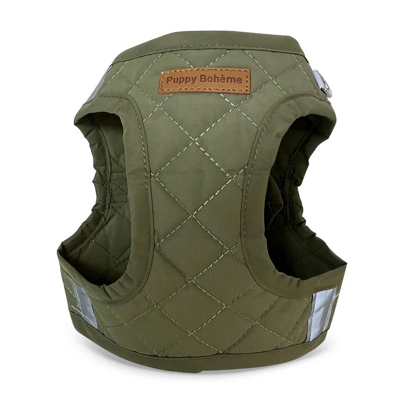 Puppy Boheme Dark Olive Step-in Harness
