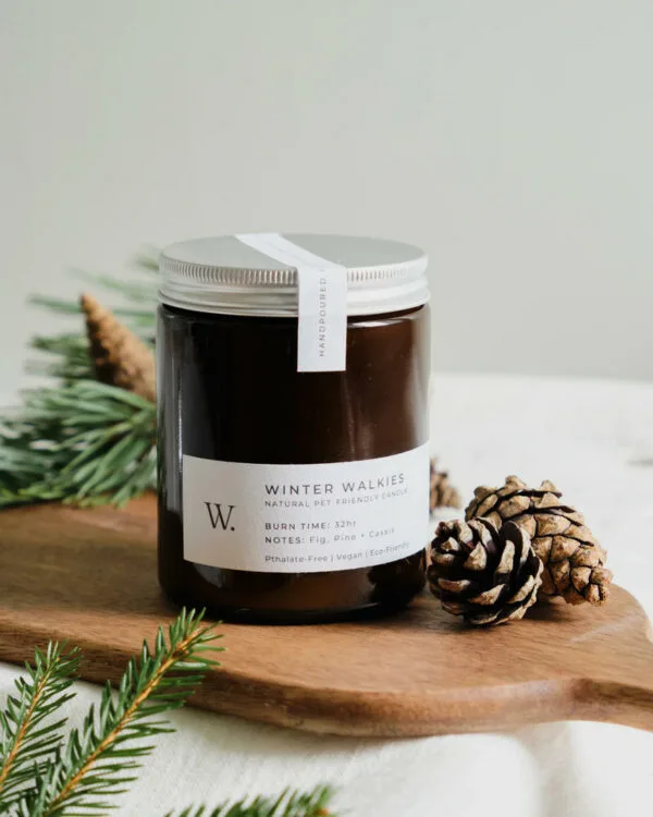 wfd011 wild for dogs winter walkies pet friendly candle 1