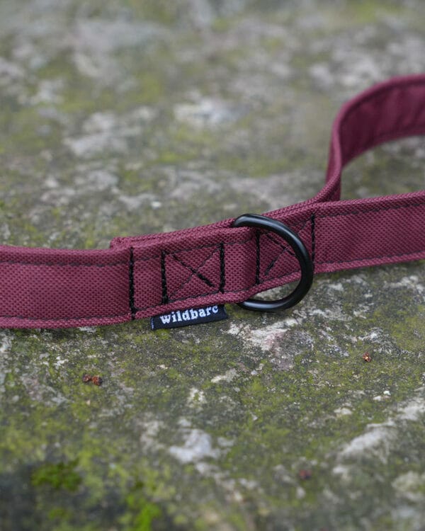 Wildbarc Waterproof Canvas Leads Burgundy