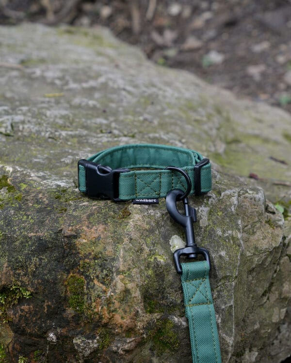 wild007 wildbarc waterproof canvas collars green 3